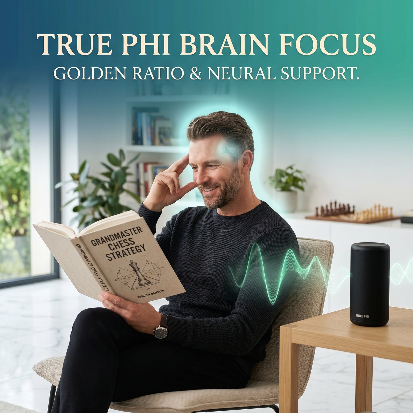True Phi Brain Focus: 4-Track Golden Ratio & Peak Flow Suite