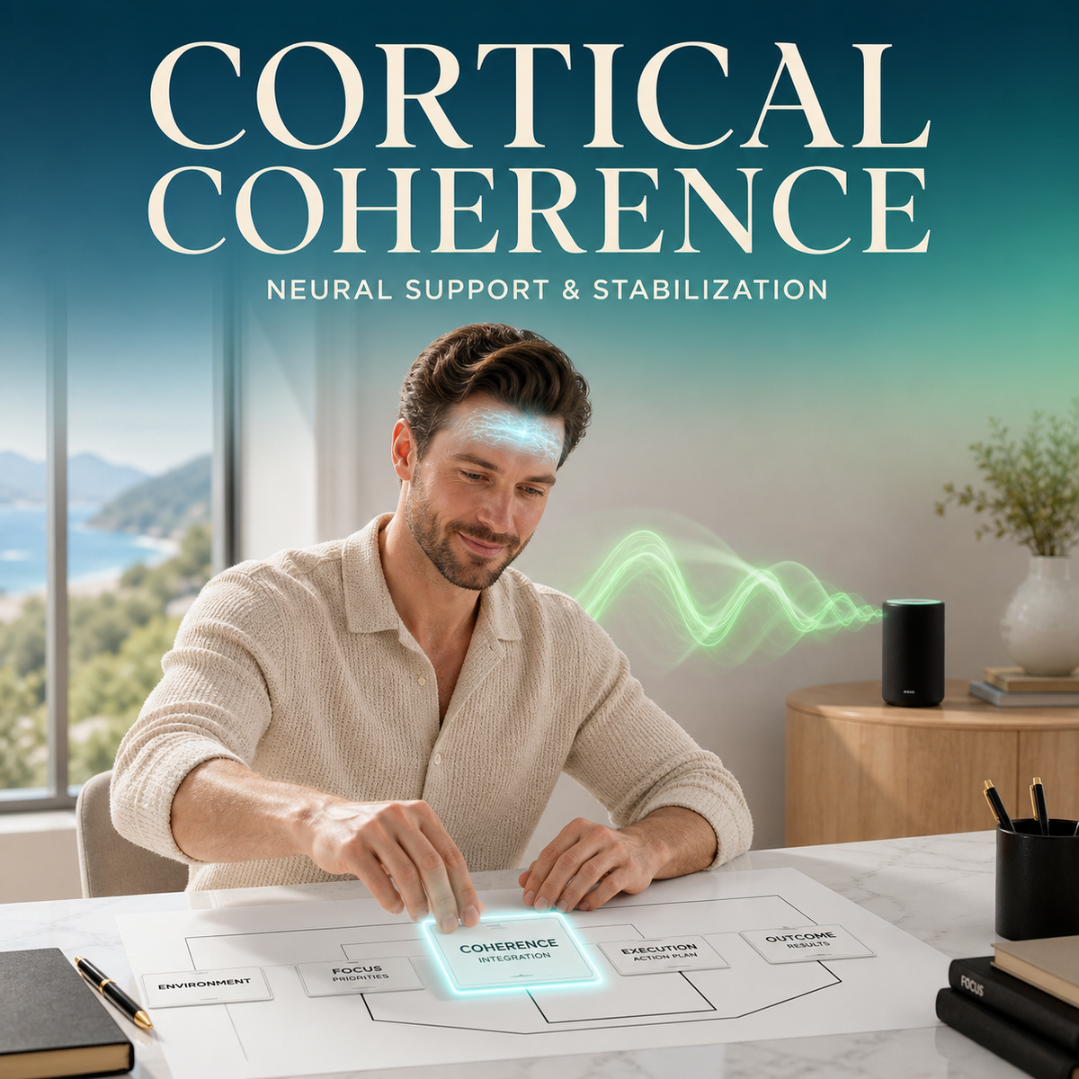 Cortical Entrainment & Neural Coherence: 4-Track Stabilization Suite album cover