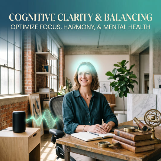 Cognitive Clarity & Balancing: 4-Track Brainwave Optimization Suite